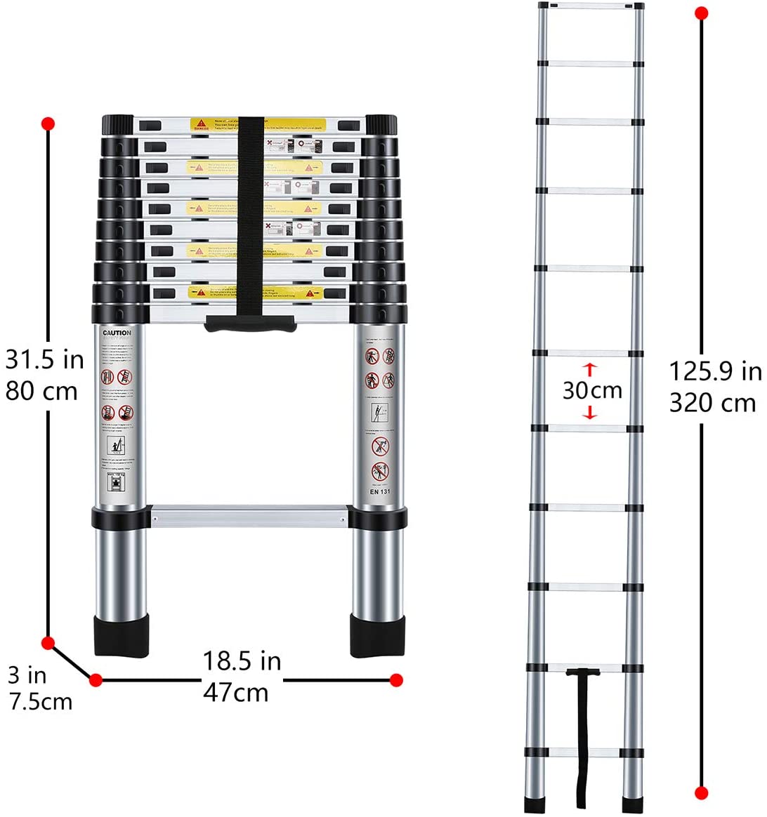 3.2M Extendable Alminium Ladders