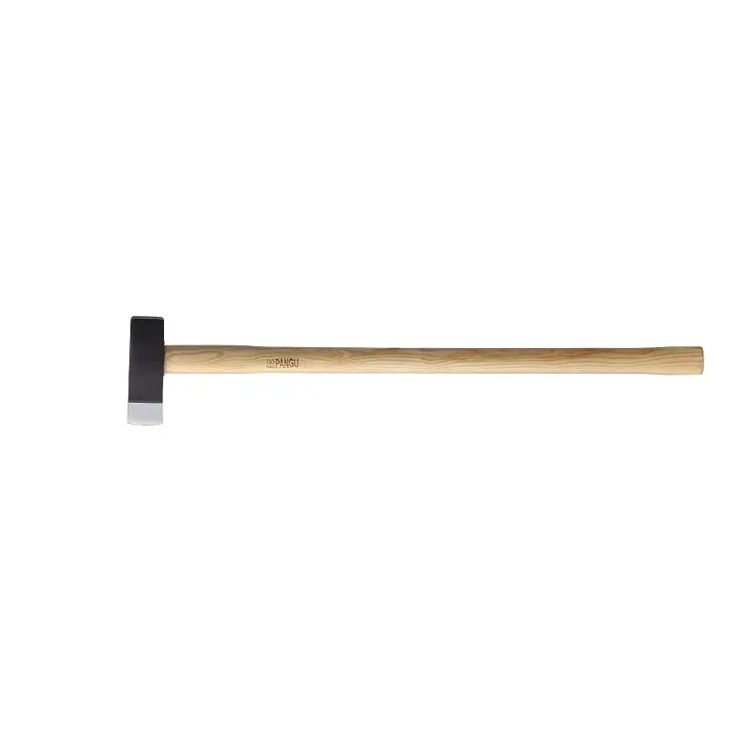 6LB Camping Survival Wood Splitting Maul Hatchet With Wood Handle