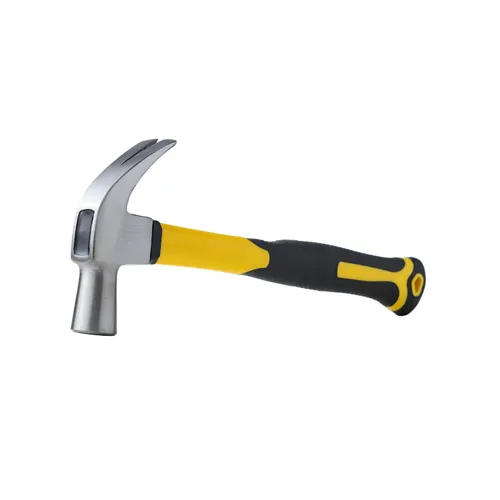British nail hammer with fiberglass handle with TPR soft grip