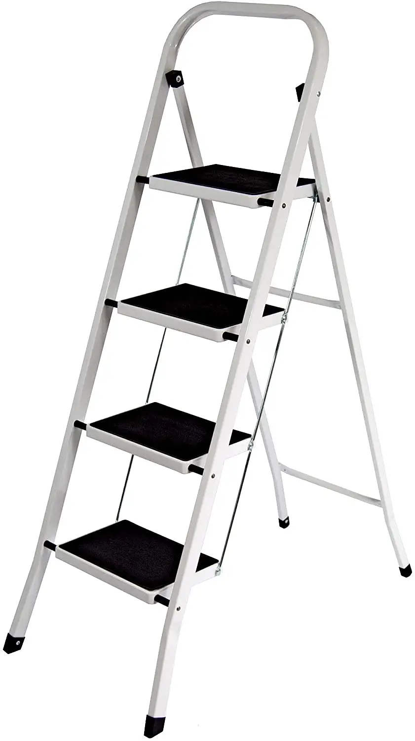 4-Step Steel Portable Folding Heavy Duty Ladder - Multi-Colour manufacturer